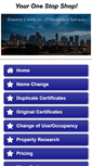Mobile Screenshot of certificateofoccupancy.com